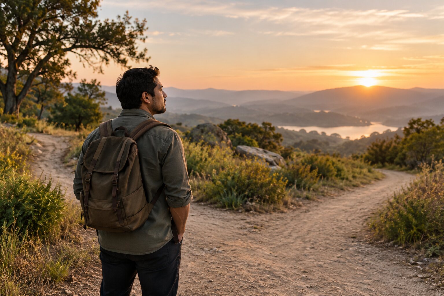 Persona reflexionando sobre el sentido de las experiencias de la vida